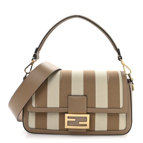 Fendi Baguette Striped Bag
