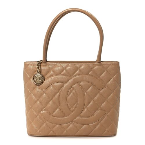Chanel Caviar Tote Beige