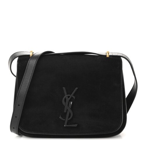 YSL Suede Saddle Bag