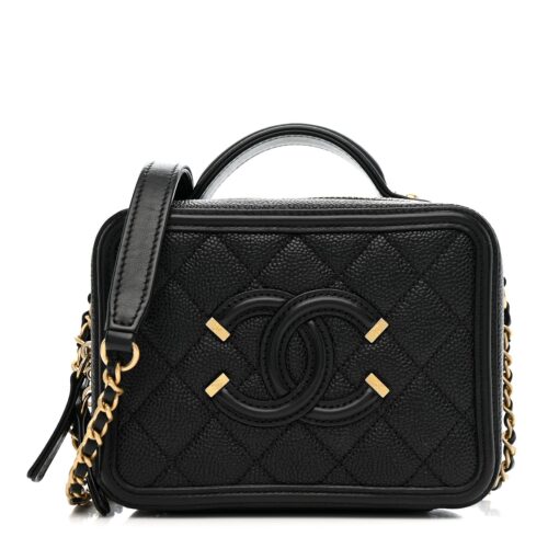 Chanel Filigree Vanity Case