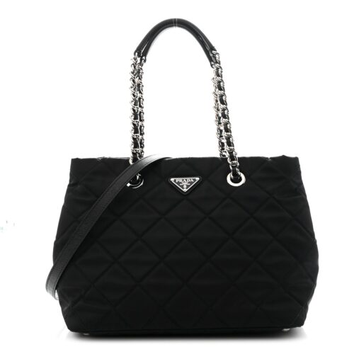 Prada Black Nylon Tote Bag