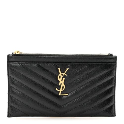 YSL Bill Pouch Black