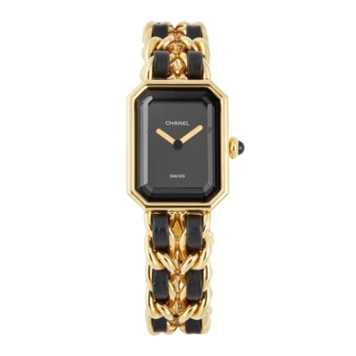 Chanel Black Gold Watch
