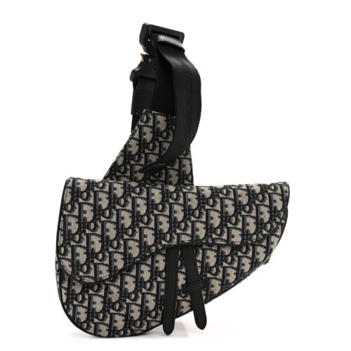 Saddle Bag Beige Black