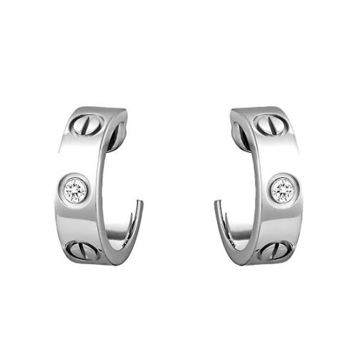 Love earrings Silver