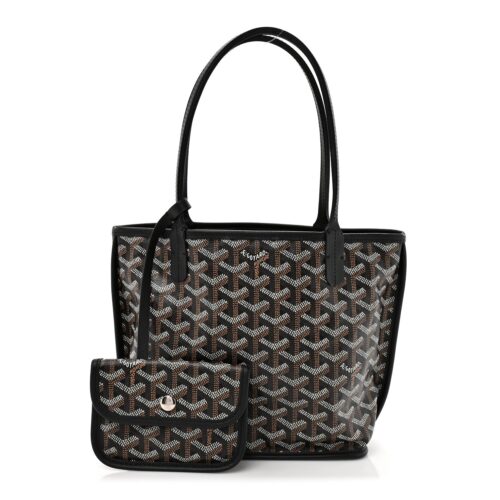 Goyard Black Chevron Print