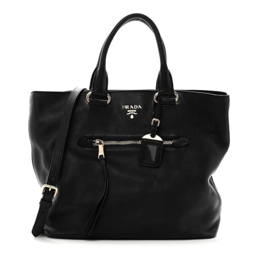 Prada Vitello Daino Black