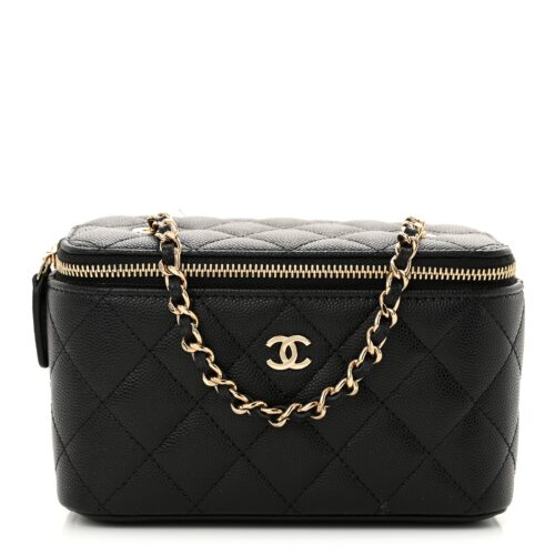 Chanel Quilted Vanity Case