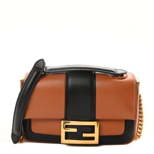 Fendi Brown Bicolor Nappa