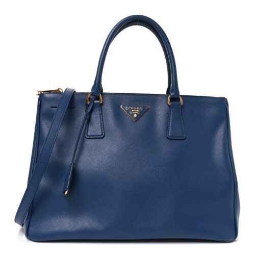 Prada Blue Saffiano Lux