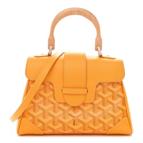 Goyard Yellow Goyardine Bag