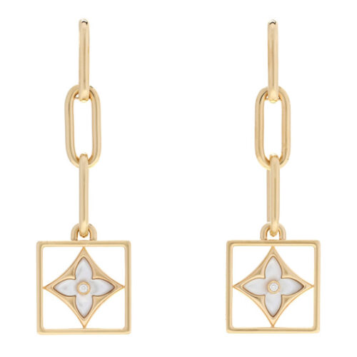 LV MOP Earrings
