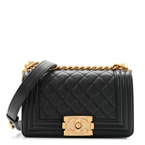 Small Chanel Black Caviar