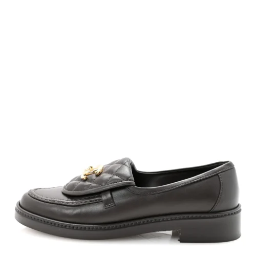 Chanel Quilted Loafers