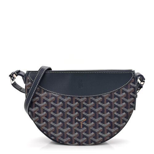Goyard Bleu Chevron Print