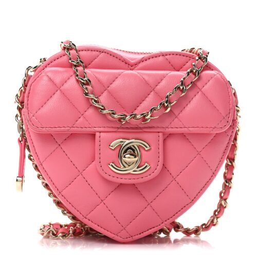Chanel Heart Bag Pink
