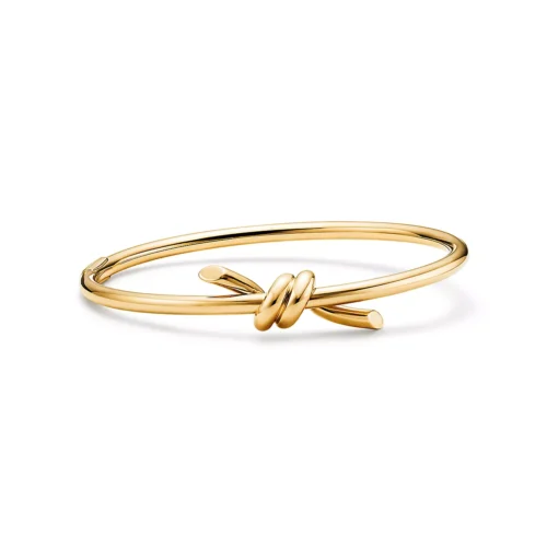 Tiffany Knot Wire Bangle in Yellow Gold