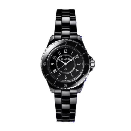 Chanel J12 Silver Black