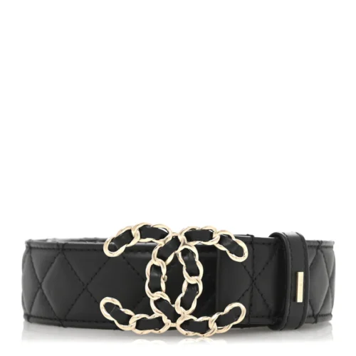 Chanel Chain Belt Black