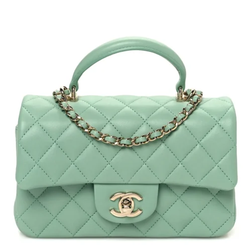 Top Handle Rectangular Light Green