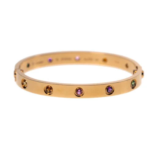 Cartier Gemstone Love Bracelet
