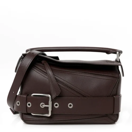 Loewe Shiny Puzzle Bag Brown