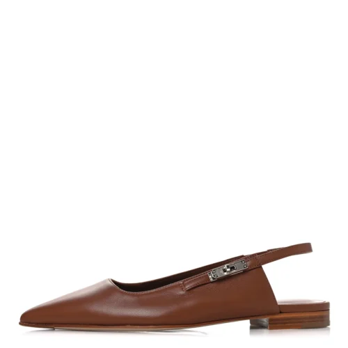 Hermes Nappa Lover Slingback Pumps
