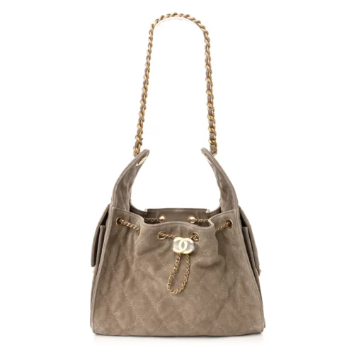 Suede Small Chanel Handbag