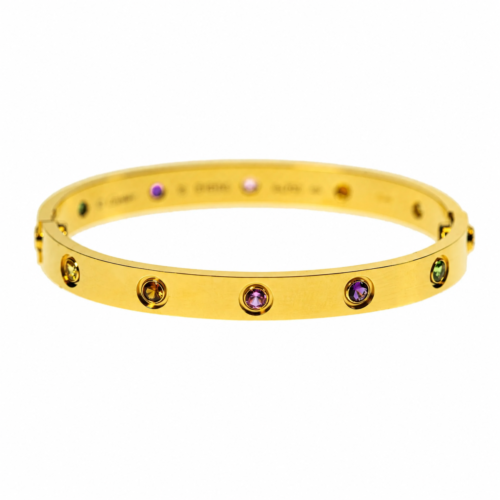 Gemstone Love Bracelet Gold
