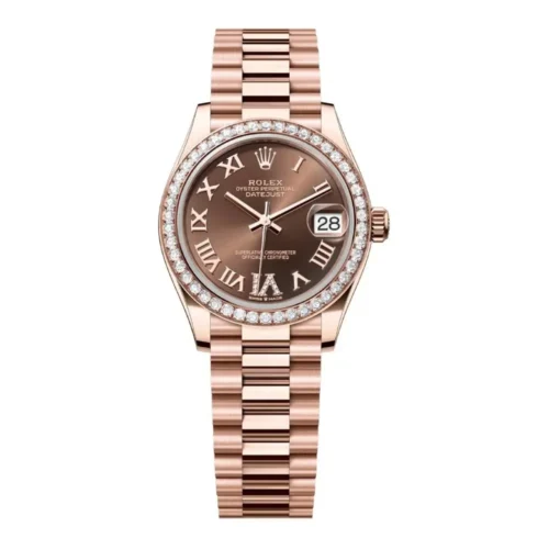 Rolex Datejust Rose Gold Roman Dial