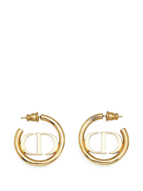 Dior Montaigne Earrings Gold