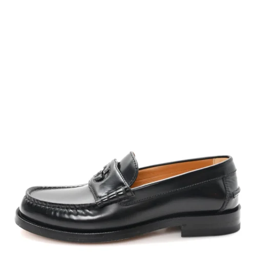 Millennial Ribot Cut Out Interlocking G Loafers